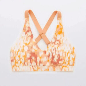 New OFFLINE Shine Strappy Back Sports Bra w/removable pads & adjustable straps